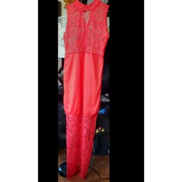 Long Red Dress - Picture 4 of 4